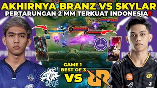 PERTARUNGAN 2 MARKSMAN TERKUAT INDONESIA ‼️ BRANZ VS SKYLAR HARGA DIRI NIH BOSS | EVOS VS RRQ GAME 1