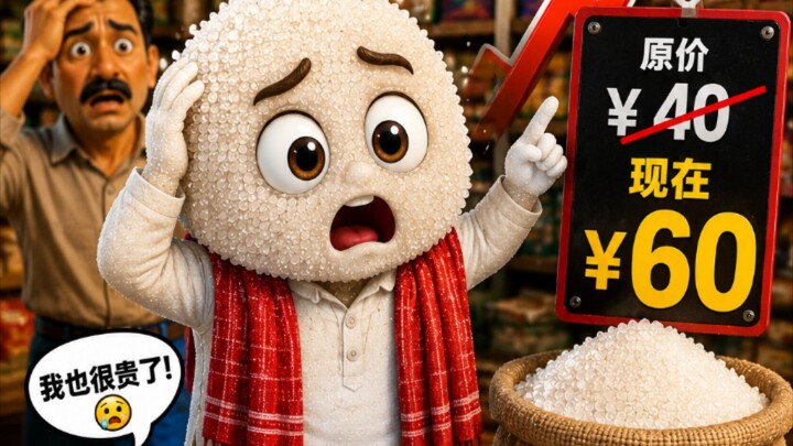 😱 चीनी के दाम क्यों बढ़ रहे हैं? आम आदमी पर बढ़ा बोझ 🍬📈चीनी #糖价 #SugarPrice #महंगाई #AI视频 #短视频 #印