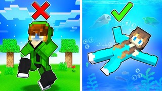 Minecraft BUT AIR KILLS YOU! (Tagalog)