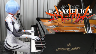 「วิทยานิพนธ์ของนางฟ้าผู้โหดร้าย」 Neon Genesis Evangelion OP Ver2 - เปียโนของรู