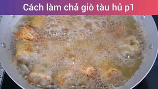 Cách làm chả giò tàu hủ p1