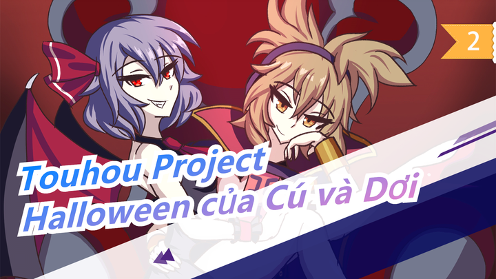 [Touhou Project/Vẽ tay/MAD] Một phù thủy không mời mà đến tới nhà của Cú và Dơi trong lễ Halloween_2