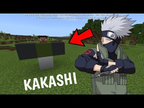 How To Summon Kakashi In Minecraft P.E