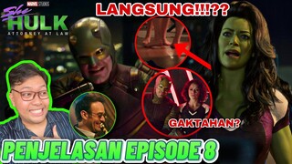 PENJELASAN SERIES SHE-HULK EPISODE 8 - DAREDEVIL BERAKSI! SHE HULK NGAMOK! GILA! WAKANDA! INDONESIA