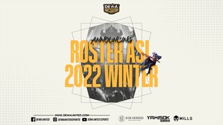 ANNOUNCING FULL ROSTER ASL 2022 WINTER