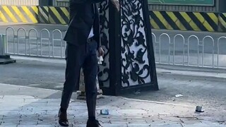 Suit stepping gun