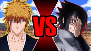 【MUGEN】Kurosaki Ichigo VS Uchiha Sasuke【1080P】【60 frame】