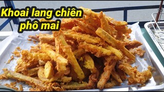Phát hiện xe Khoai Lang Chiên, Chuối Chiên phô mai cực thơm ngon