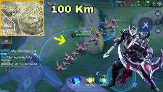 LIÊN QUÂN : Chính Thức Lạc Vào Map FREE FIRE Khi Thần Rừng Nakroth Hack Nhảy Xa 100 Km