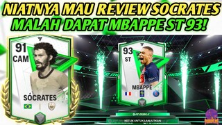 HOKI TAHUNAN KEPAKE! GACHA PERMATA JADI MBAPPE ST OVR 93! REVIEW SOCRATES CAM 91 FC MOBILE YUAHPLAY!