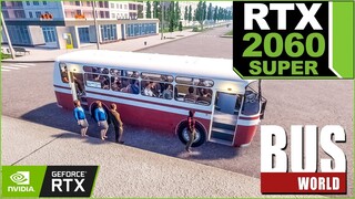 Bus World RTX 2060 Super Gameplay High Settings (PC, PS5, PS4, Xbox Series X) PC Games