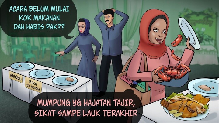 TETANGGA REWANG LUCKNUT - Modus Bantu masak ternyata Nggasak  | kartun Animasi Drama