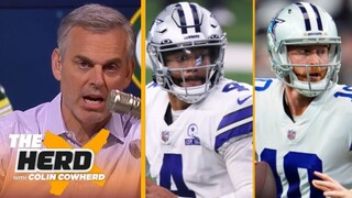 The Herd | Cowboys can reach to Super Bowl with Dak Prescott at QB, not Cooper Rush - Colin Cowherd