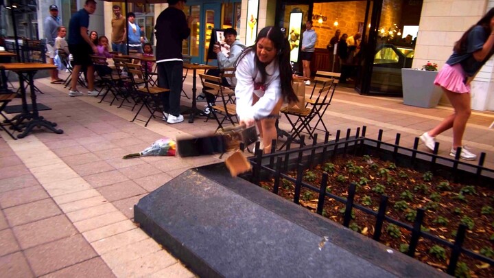 She smashed my guitar in public