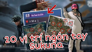 Vị Trí 20 Ngón Tay Sukuna Để Lấy Danh Hiệu "Chú Thuật Sư C2S4" Vĩnh Viễn | PUBG MOBILE