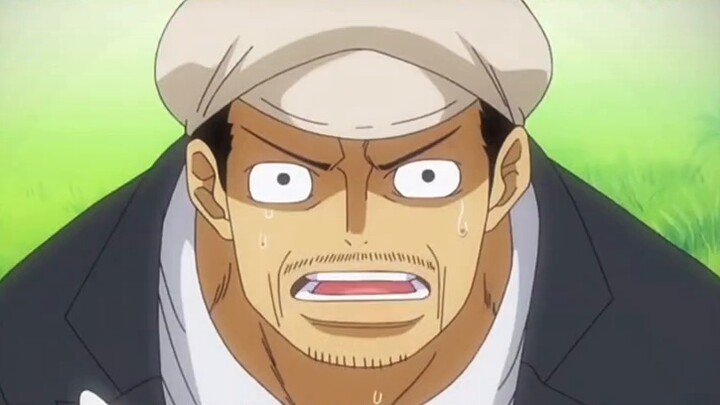 Shanks makes a domineering appearance and uses the Face Fruit to convince Sengoku