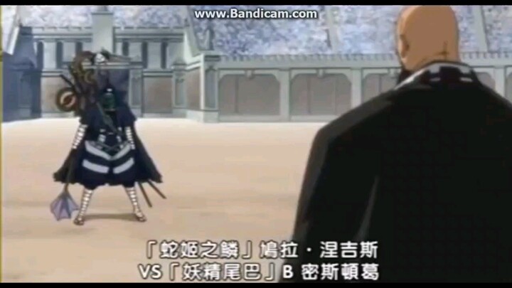 妖精的尾巴蛇姬之鳞鳩拉vs妖精的尾巴b队密斯顿葛