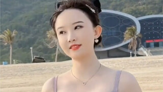 The gentle breeze reveals your silhouette.