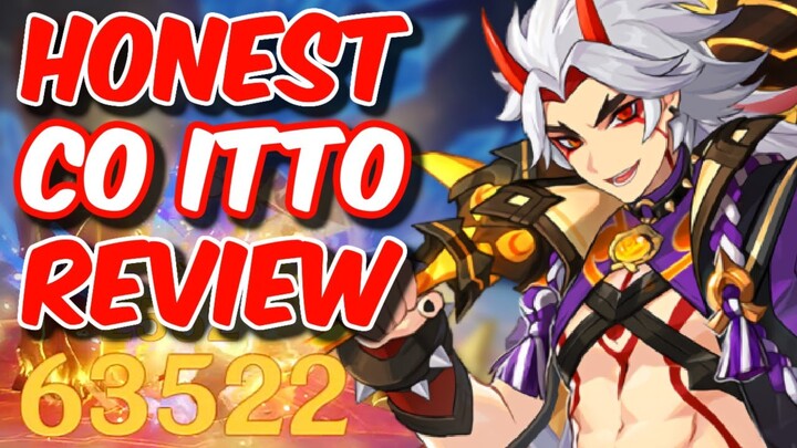 Is Itto GOOD? Honest C0 Arataki Itto Review [Whiteblind Damage Showcase & Build] Genshin Impact 2.3