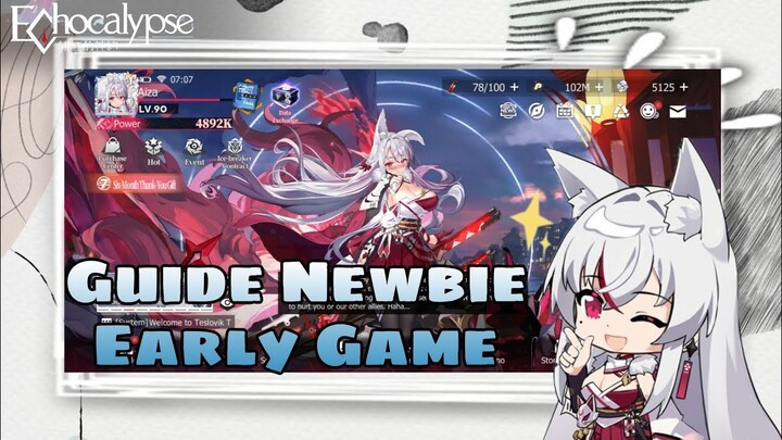 Panduan Awal Main Untuk Newbie Pemain Baru - Echocalypse