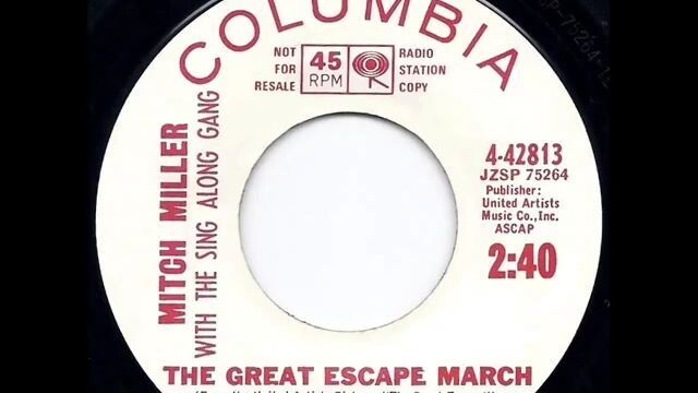 1963 Mitch Miller - The Great Escape March (with vocal chorus)