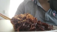 Asmr Eating Sounds- Korean Black Bean Noodles