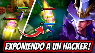 ¡EXPONIENDO A UN HACKER EN MOBILE LEGENDS! ¡PUEDE VER A TODOS LOS ENEMIGOS! | MOBILE LEGENDS