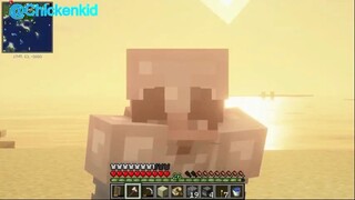 MINECRAFT nhưng TÔI LÀ CÁ MẬP SỢ CHẾT ĐUỐI  #funnygame
