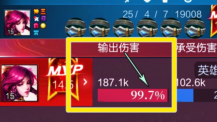 สอนลูกพี่ลูกน้องของฉันเล่น King of Glory เขาเล่นได้ 99.7% ของผลลัพธ์ นักยิงปืนก็เหมือนอุปกรณ์เนื้อล้