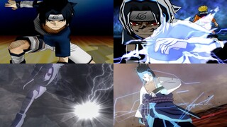 All Sasuke Ultimate Jutsus - Naruto Ultimate Ninja Series (1-5) (60FPS)