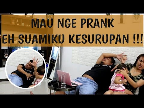 NIAT NGE PRANK SUAMI EH MALAH KESURUP4N !!!!