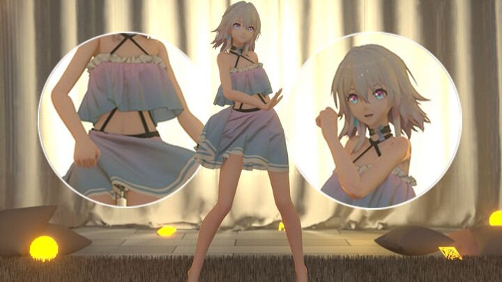 Beautiful girl's bedtime exercise🤤~
