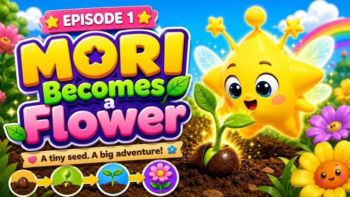 🌻Mori Becomes a Flower! | Episode 1 — A Magical Forest Adventure