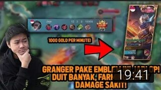 GRANGER PAKE EMBLEM INI JADI OP BANGET WAJIB COBA! RAHASIA PRO PLAYER - Mobile Legends