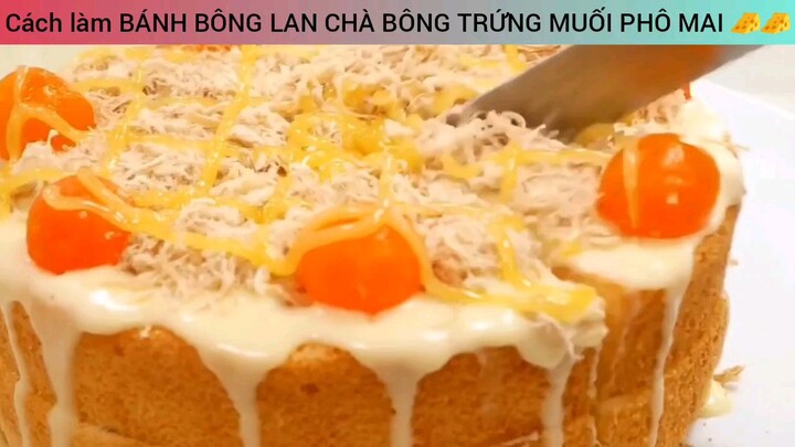 cách làm bánh bông lan chà bông