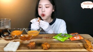Gà rán lò, gà rán ớt, nhiều loại sốt chấm gà 11 #amthuc