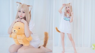 我家猫会跳舞!快来...!