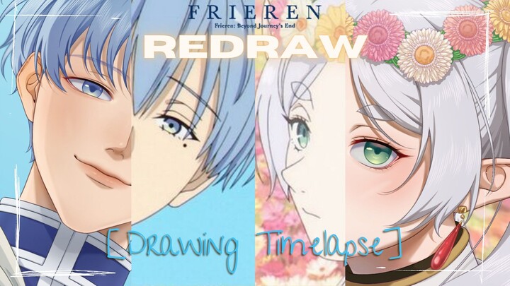 [Special fanart!]🪻🗡✨️HIMMEL x FRIEREN✨️🦋🪄 | Sousou no Frieren | Redraw | Drawing Timelapse