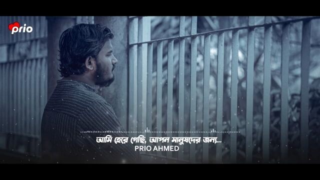 আমি হেরে গেছি  _ Heart Touching Love Story _ Emotional Shayari _ Prio Ahmed