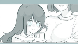 【oc漫画】和未来的自己相处融洽的女孩