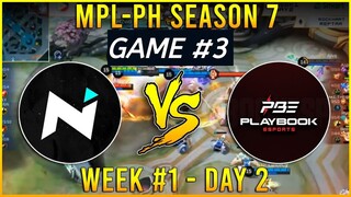 NXP VS LPE GAME 3 NEXPLAY SOLID VS LAUS PLAYBOOK ESPORTS   MPL PH SEASON 7   WEEK 1 DAY 1