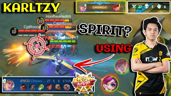 WOW! SPIRIT OF KARLTZY IS INSANE USING THIS LANCELOT BREN ESPORTS NEW SKIN MLLB