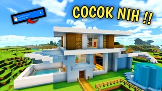 GOKIL GAES!! LUARNYA MINIMALIS DALEMNYA BANYAK RUANGAN! - Map Showcase Minecraft #44