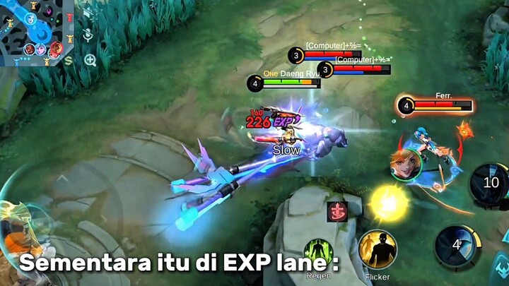 MEANWHILE IN EXP LANE...