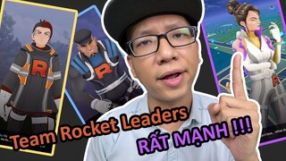 Mình đã đánh bại cả 3 Team Rocket Leaders, Sierra, Cliff và Arlo trong Pokemon Go