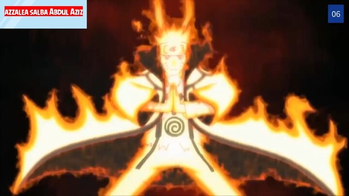 Inilah kekuatan KYUBI MODE NARUTO