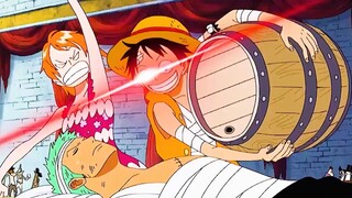 He is the easiest person to get on the ship, and he is also the one who has paid the most for Luffy.