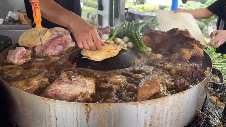 [The Real Mexican Street Taco Stand—Meat Sandwich, Right?]