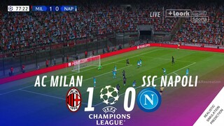 AC Milan vs SSC Napoli [1-0] • MATCH HIGHLIGHTS | VideoGame Simulation & Recreation