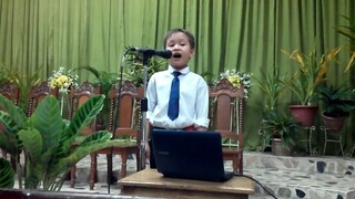 David singing Come and Live in My Heart